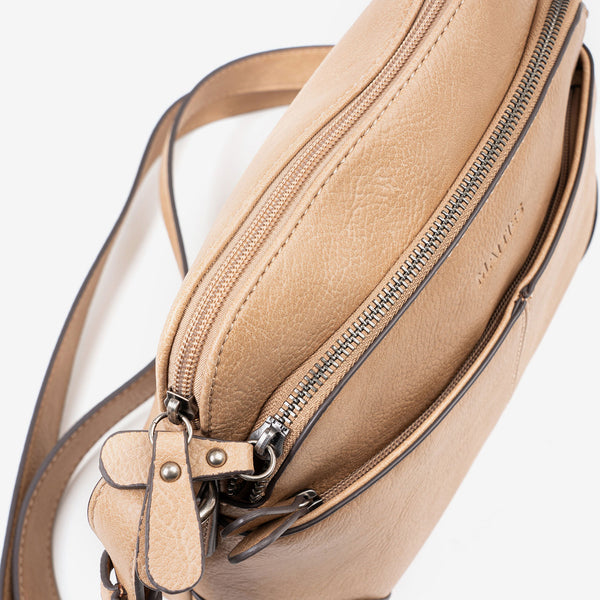 Camel crossbody bag Classic-v. 25x21x10 cm