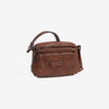 Bolso bandolera, color cuero, Serie Classic