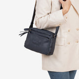Blue cross body bag, Classic collection