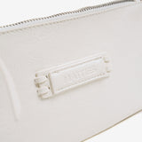 Bolso bandolera, color blanco, Serie Classic. 24x17x8 cm