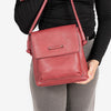 MINI BOLSO BANDOLERA PARA MUJER, SERIE MINIBAGS ESMERALDA. 22x22x6,5 cm