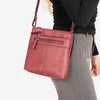 MINI BOLSO BANDOLERA PARA MUJER, SERIE MINIBAGS ESMERALDA. 21x21x6 cm