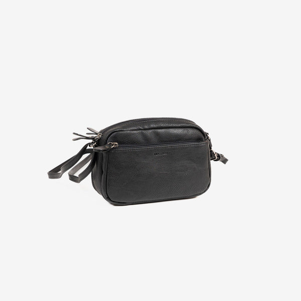 MINI BOLSO BANDOLERA PARA MUJER, SERIE MINIBAGS ESMERALDA. 20x13x8 cm