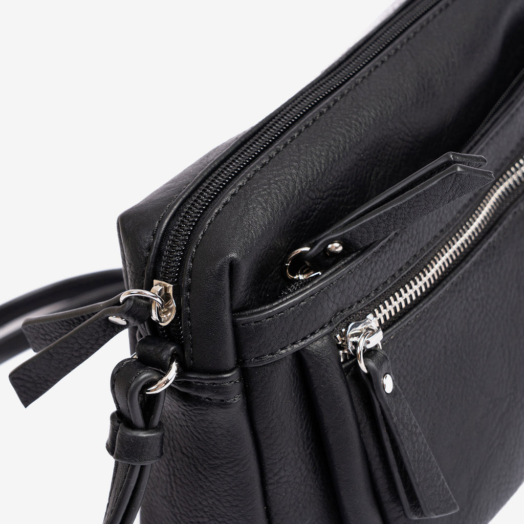 Bolso bandolera mujer, Serie Minibags. 20x15x06 cm