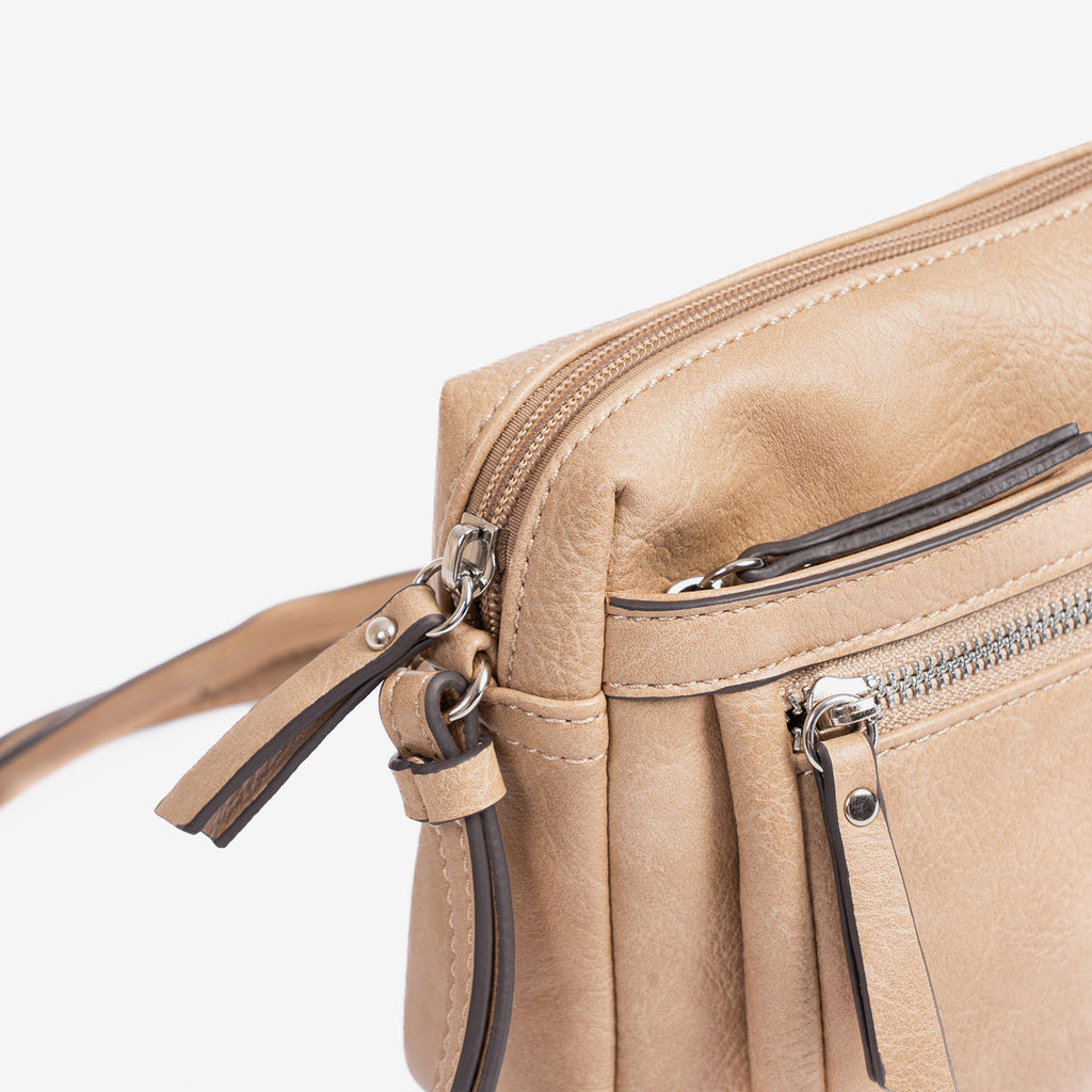 Bolso bandolera mujer, Serie Minibags. 20x15x06 cm