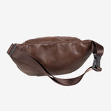 Waist bag, brown color, combined collection