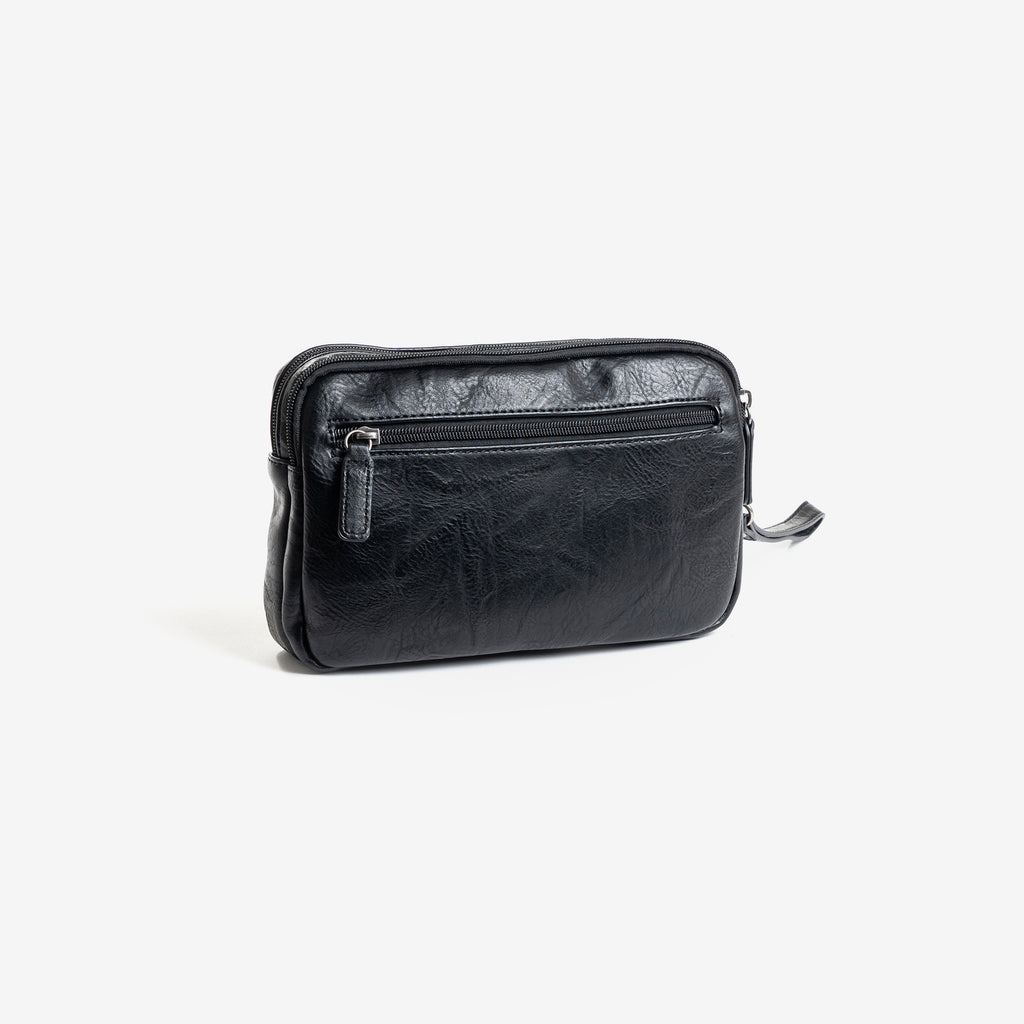 Men's handbag, brown, Nappa Collection. 24x15x05cm