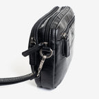 Men's handbag, brown, Nappa Collection. 24x15x05cm