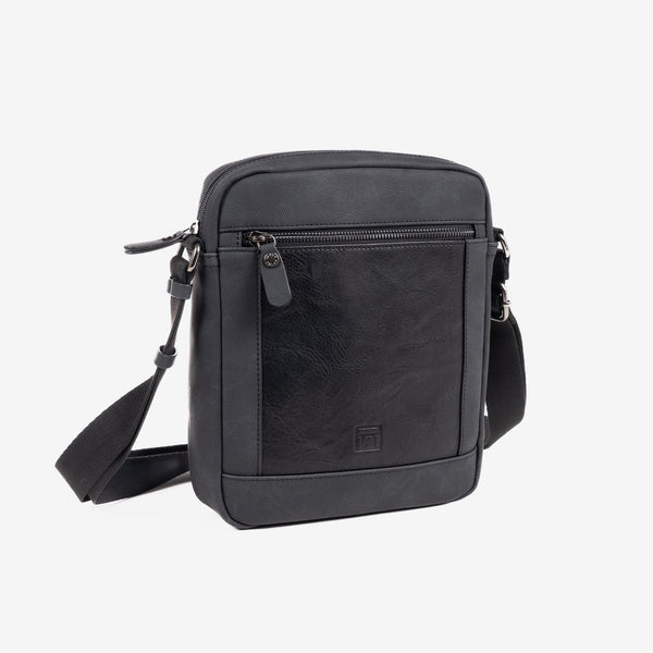 Bolso bandolera para hombre, Colección canvas. 21.5x26x5.5 cm