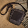 Bolso bandolera para hombre, Colección canvas. 21.5x26x5.5 cm