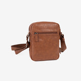 Men's shoulder bag, leather color, Youth Collection. 19x24cm