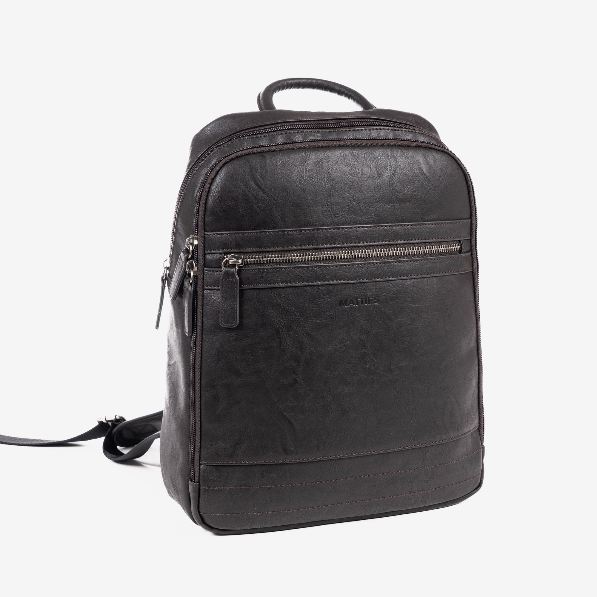 Men's backpack, black, Youth Collection. 27x36x09cm