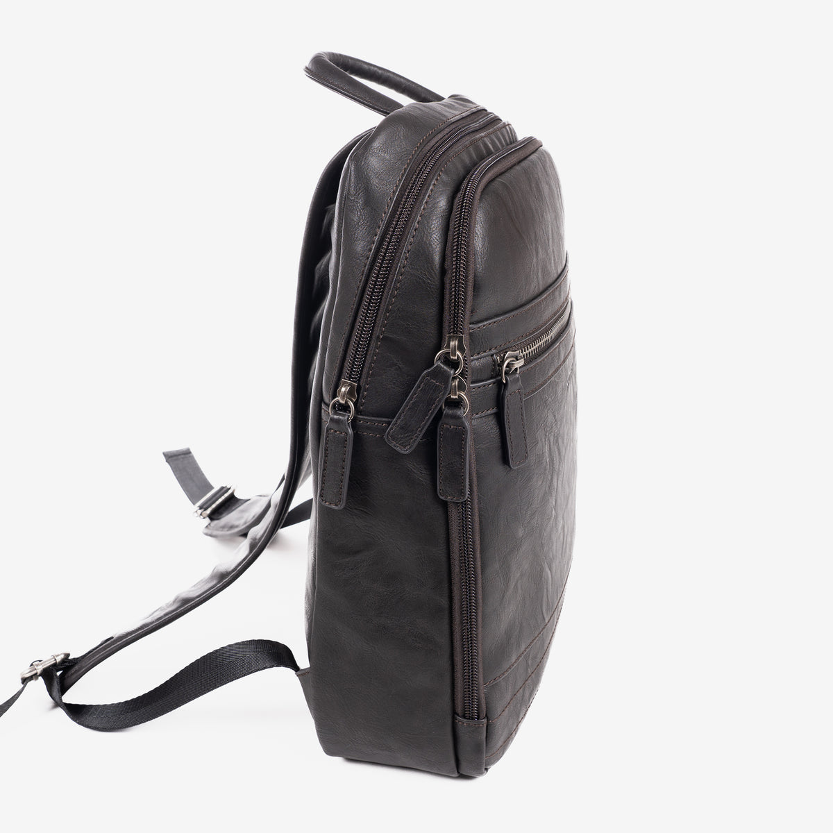 Men's backpack, black, Youth Collection. 27x36x09cm
