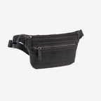 Men's fanny pack, black, Youth Collection. 28x15.5cm