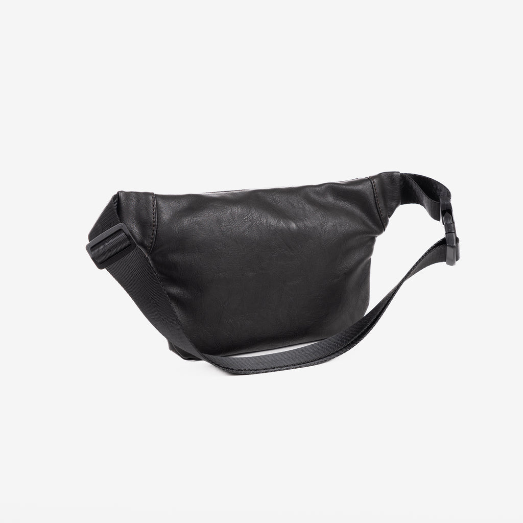 Men's fanny pack, black, Youth Collection. 28x15.5cm