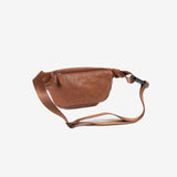Men's fanny pack, leather color, Youth Collection. 30x13cm