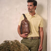 Men's shoulder bag, leather color, Verota Collection. 20x30x05cm