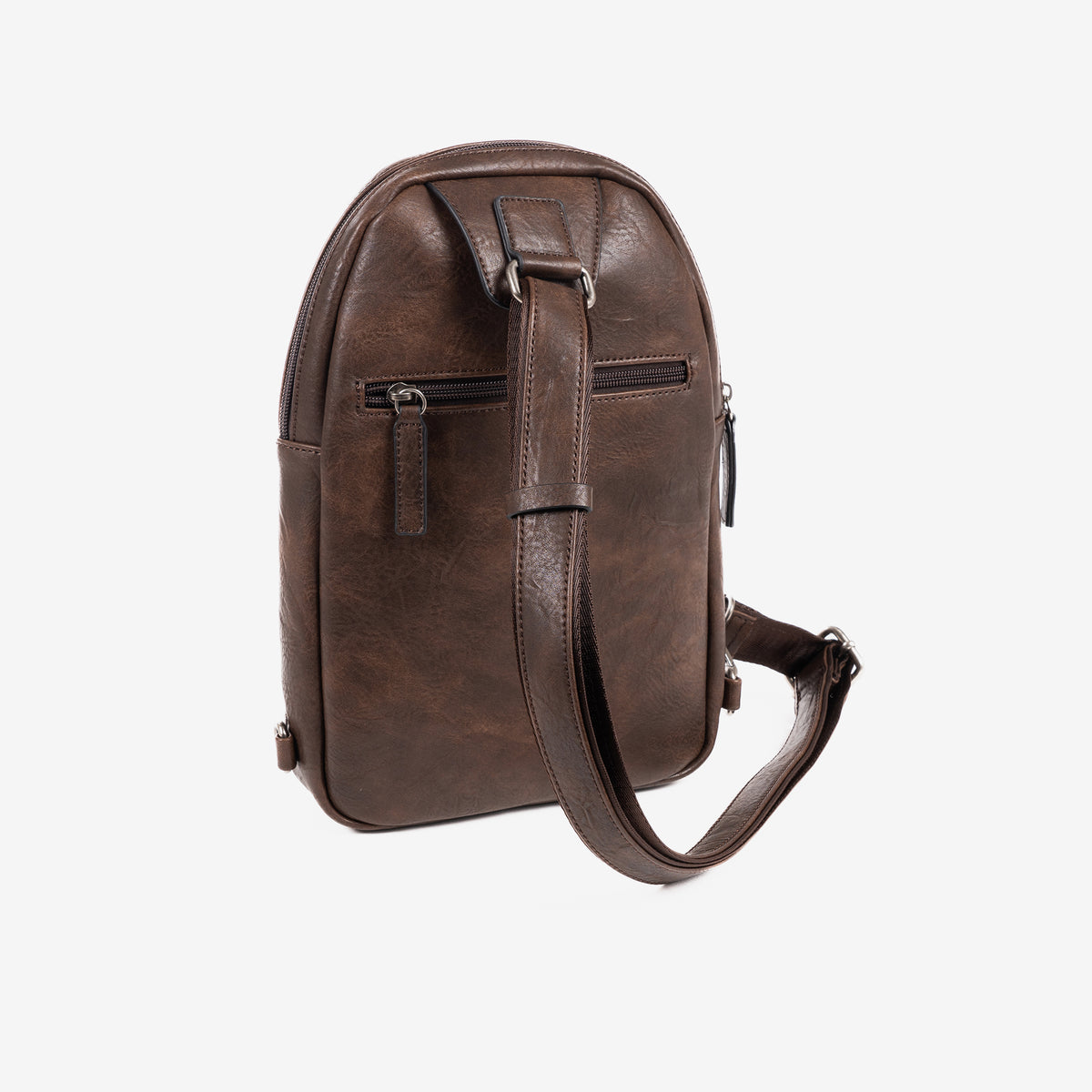 Men's shoulder bag, leather color, Verota Collection. 20x30x05cm