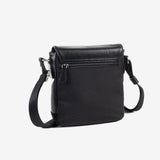 BOLSO BANDOLERA PARA HOMBRE, COLOR Negro, COLECCIÓN NYLON SPORT. 18.5x21x6.5 cm