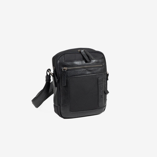 BOLSO BANDOLERA PARA HOMBRE, COLECCIÓN NYLON SPORT. 19x24x07 cm