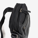 CROSSBODY BAG FOR MEN, COLOR Black, NYLON SPORT COLLECTION. 19x24x07 cm