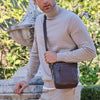 BOLSO BANDOLERA PARA HOMBRE, COLECCIÓN NYLON SPORT. 16.5x20x07 cm
