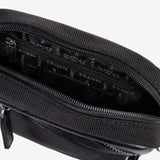 BOLSO BANDOLERA PARA HOMBRE, COLOR Negro, COLECCIÓN NYLON SPORT. 15.5x18.5x6.5 cm