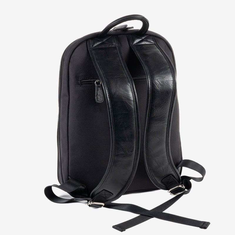 BACKPACK FOR MEN, COLOR Black, NYLON SPORT COLLECTION. 28x37x09 cm