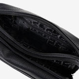 SMALL HAND BAG, COLOR Black, NEW NAPPA COLLECTION. 21x14x07 cm