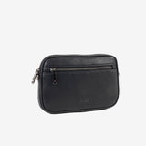 SMALL HAND BAG, COLOR Black, NEW NAPPA COLLECTION. 21x14x2.5 cm