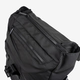 BACKPACK FOR MEN, COLOR Black, COLECCIÓN COATED NYLON. 30x42x15 cm