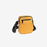 CROSSBODY BAG FOR MEN, Mustard color, COATED NYLON COLLECTION. 17.5x22x07 cm