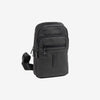 BOLSO BANDOLERA PARA HOMBRE, COLECCIÓN COATED NYLON. 19x27x7.5 cm