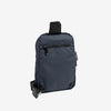 BOLSO BANDOLERA PARA HOMBRE, COLECCIÓN COATED NYLON. 19x27x7.5 cm