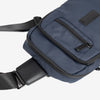 BOLSO BANDOLERA PARA HOMBRE, COLECCIÓN COATED NYLON. 19x27x7.5 cm