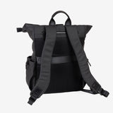 MOCHILA PARA HOMBRE, COLOR Negro, COLECCIÓN COATED NYLON. 30x38x12 cm