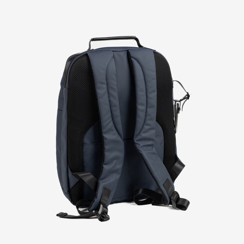 BACKPACK FOR MEN, COLOR Blue, COATED NYLON COLLECTION. 31x40x12.5 cm