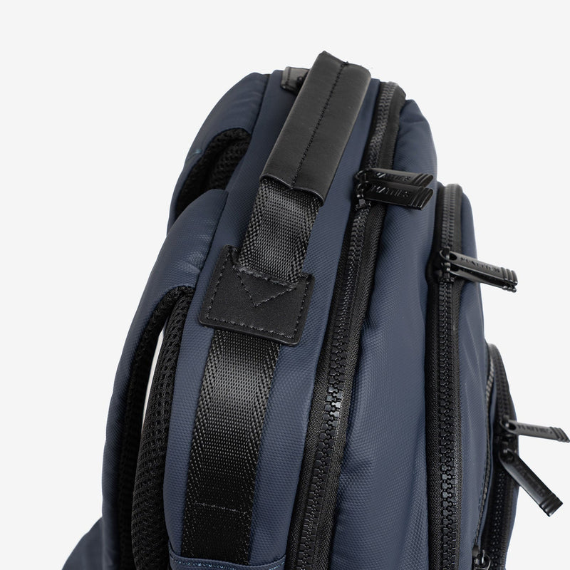 BACKPACK FOR MEN, COLOR Blue, COATED NYLON COLLECTION. 31x40x12.5 cm