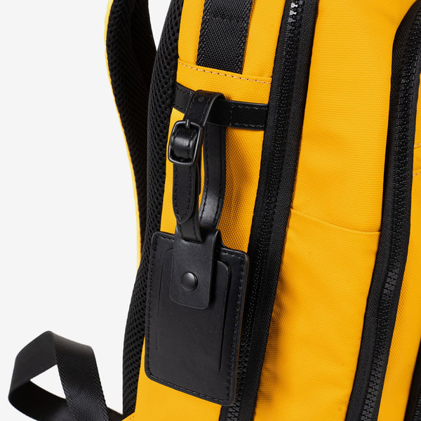 BACKPACK FOR MEN, COLOR Mustard, COATED NYLON COLLECTION. 31x40x12.5 cm