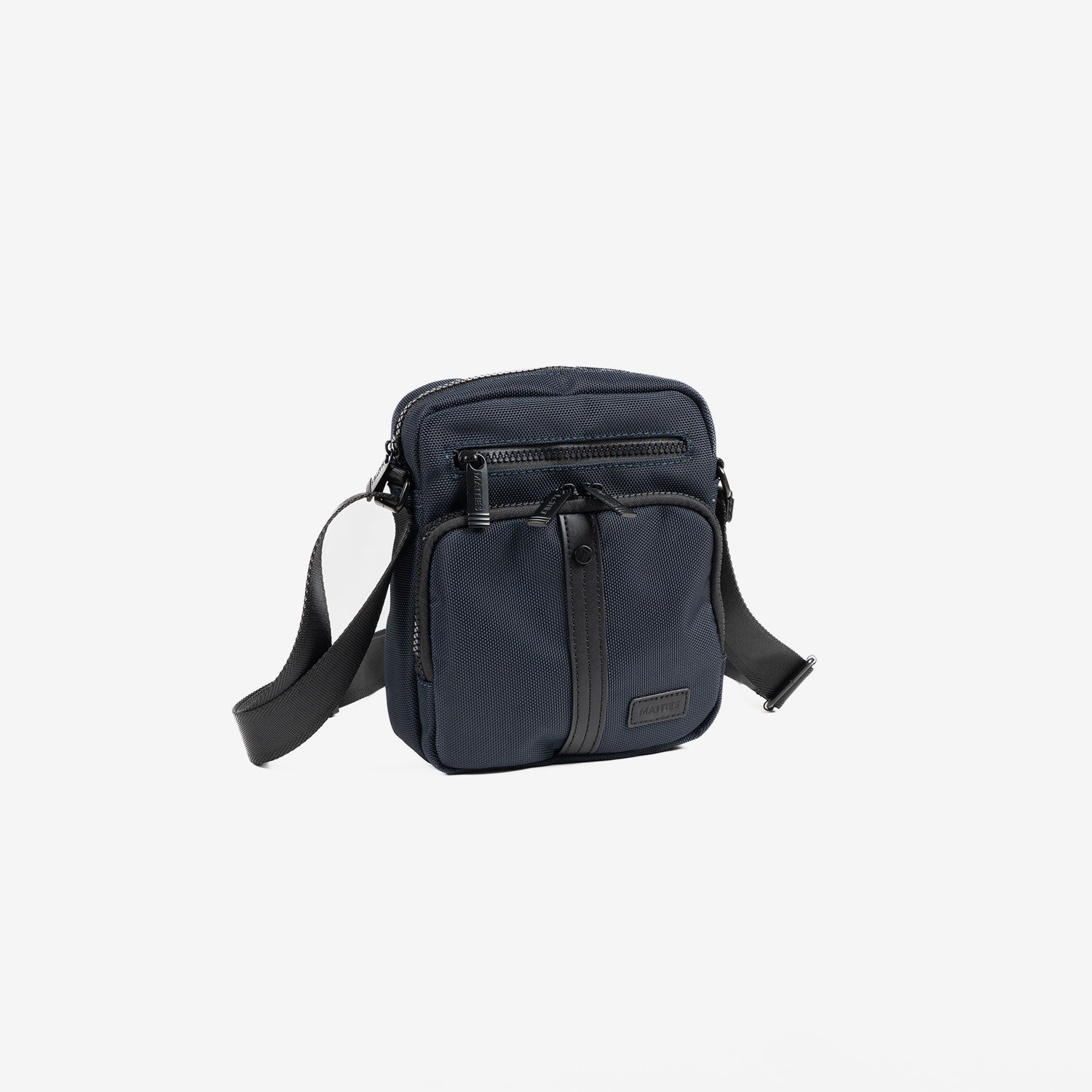 CROSSBODY BAG FOR MEN, COLOR Blue, FABRIC COLLECTION. 17x21x06 cm