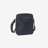 CROSSBODY BAG FOR MEN, COLOR Blue, FABRIC COLLECTION. 21x26x07 cm