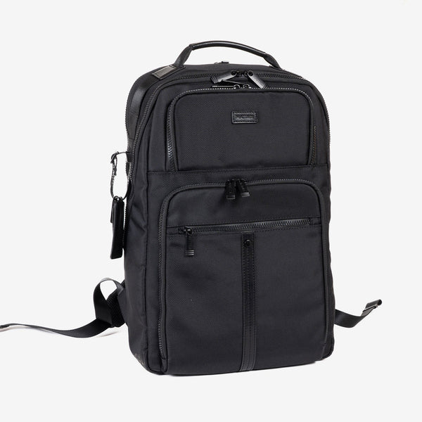 BACKPACK FOR MEN, COLOR Black, FABRIC COLLECTION. 30x44.5x14 cm