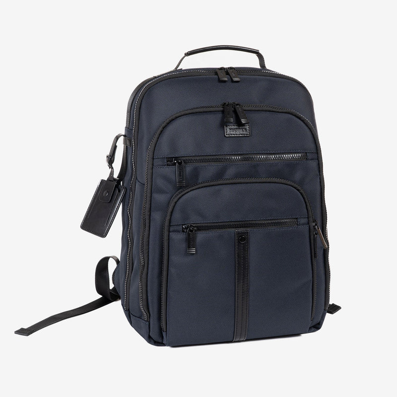 BACKPACK FOR MEN, COLOR Blue, FABRIC COLLECTION. 31x40x12.5 cm