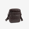 BOLSO BANDOLERA PARA HOMBRE, COLECCIÓN COW SILKY/LEATHER. 18x20 cm
