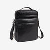 BOLSO BANDOLERA PARA HOMBRE, COLECCIÓN COW SILKY/LEATHER. 24x30 cm