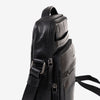 BOLSO BANDOLERA PARA HOMBRE, COLECCIÓN COW SILKY/LEATHER. 24x30 cm