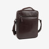 BOLSO BANDOLERA PARA HOMBRE, COLECCIÓN COW SILKY/LEATHER. 24x30 cm