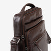 BOLSO BANDOLERA PARA HOMBRE, COLECCIÓN COW SILKY/LEATHER. 24x30 cm