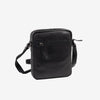 BOLSO BANDOLERA PARA HOMBRE, COLECCIÓN COW SILKY/LEATHER. 19x24 cm