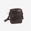 BOLSO BANDOLERA PARA HOMBRE, COLECCIÓN COW SILKY/LEATHER. 19x24 cm